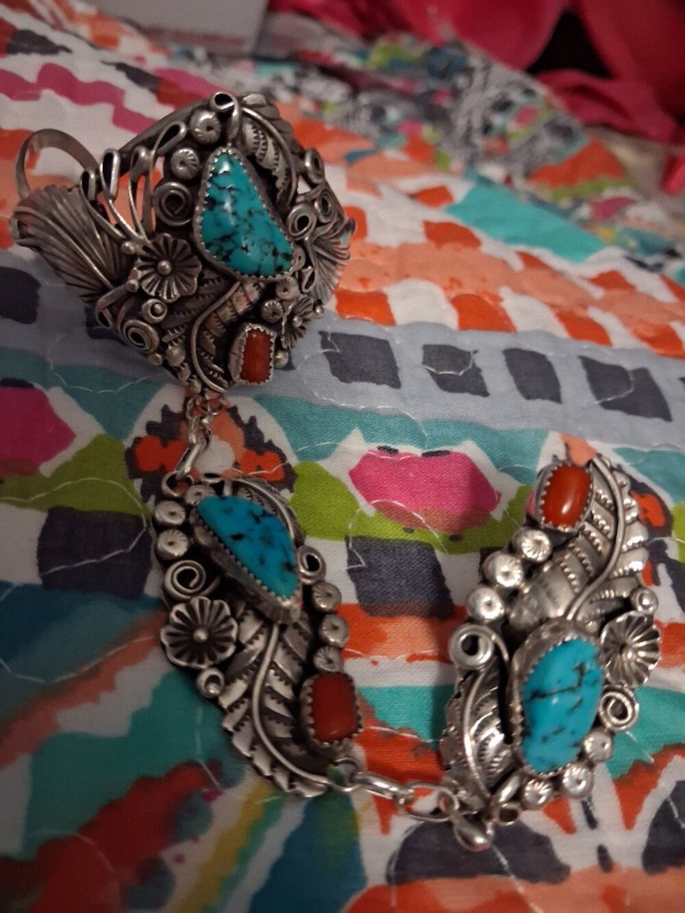Native American slave bracelet sterling